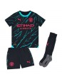 Manchester City Josko Gvardiol #24 Alternativní dres pro děti 2023-24 Krátký Rukáv (+ trenýrky)